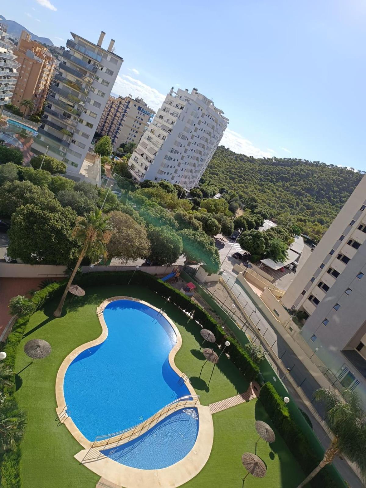 Ferienwohnung El Septimo De La Cala Cala de Finestrat Exterior foto